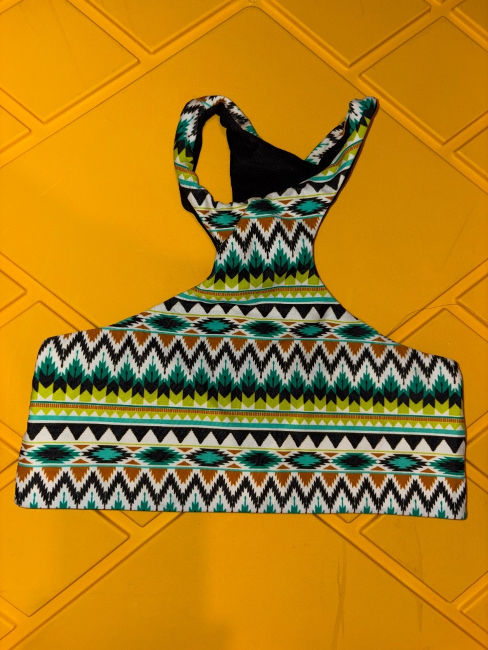 Issa de' Mar Sola Bikini Top in Tribal pattern